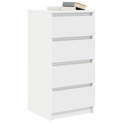 vidaXL Sideboard White 37.5x35x76 cm Engineered Wood