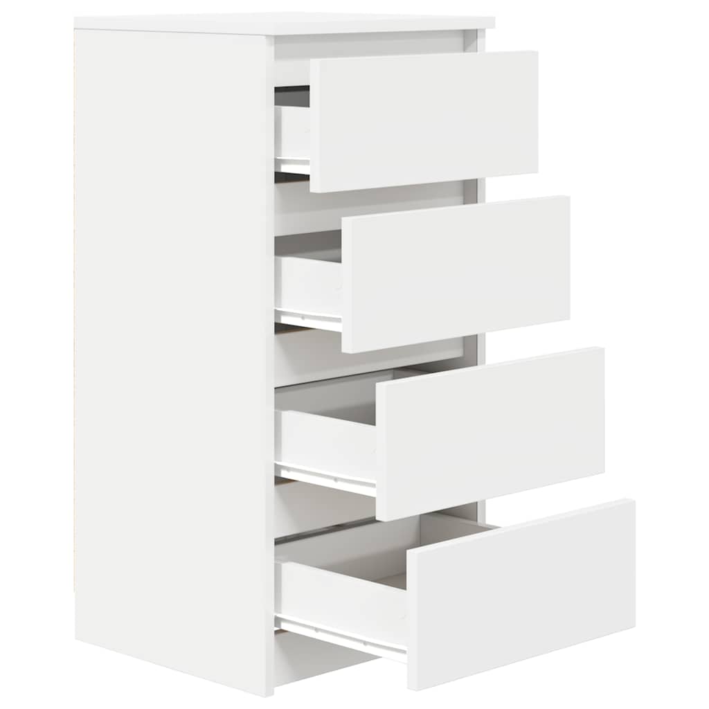 vidaXL Sideboard White 37.5x35x76 cm Engineered Wood