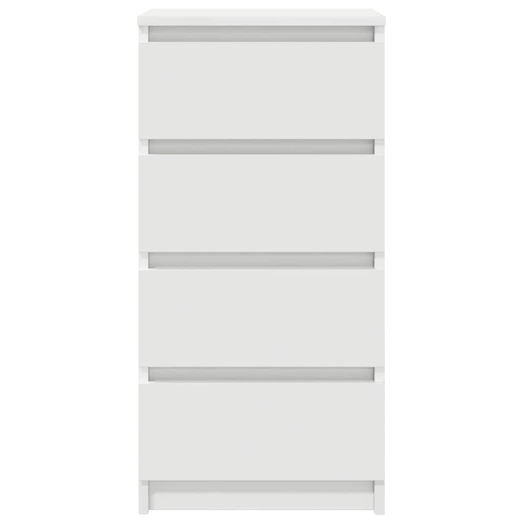 vidaXL Sideboard White 37.5x35x76 cm Engineered Wood