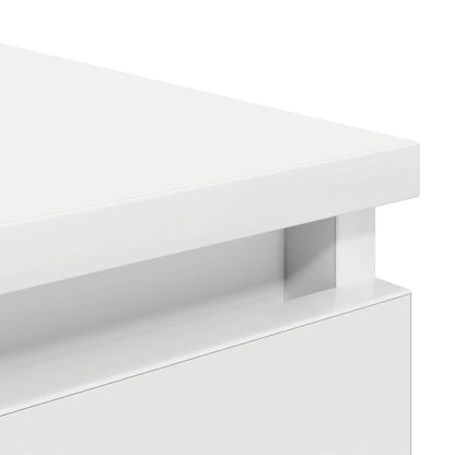 vidaXL Sideboard White 37.5x35x76 cm Engineered Wood