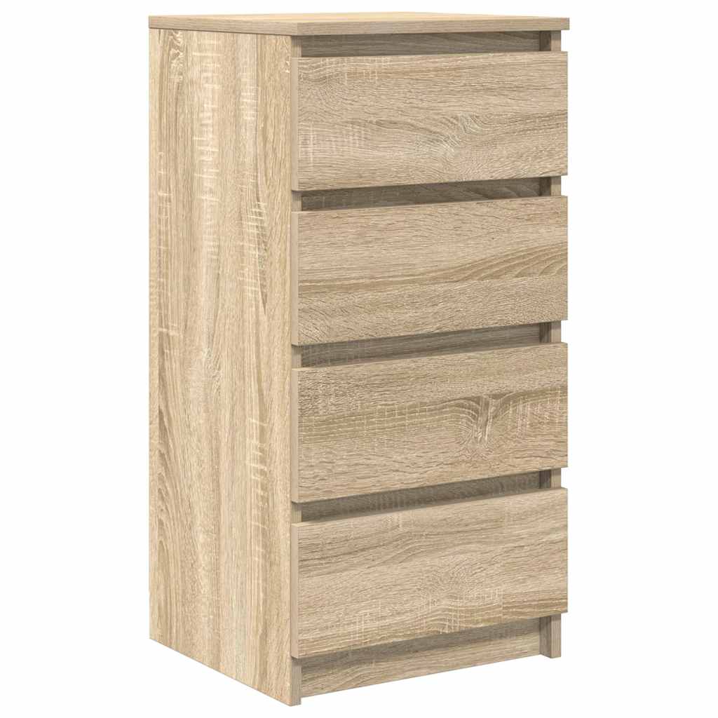 vidaXL Sideboard Sonoma Oak 37.5x35x76 cm Engineered Wood