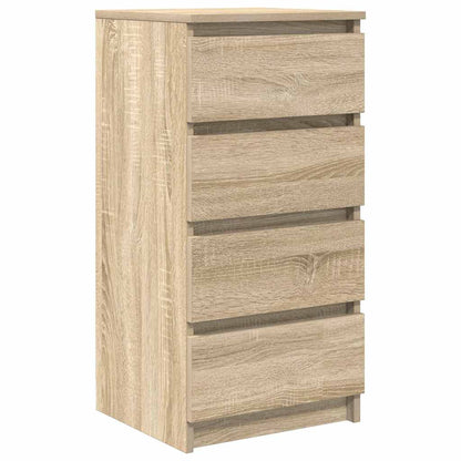 vidaXL Sideboard Sonoma Oak 37.5x35x76 cm Engineered Wood
