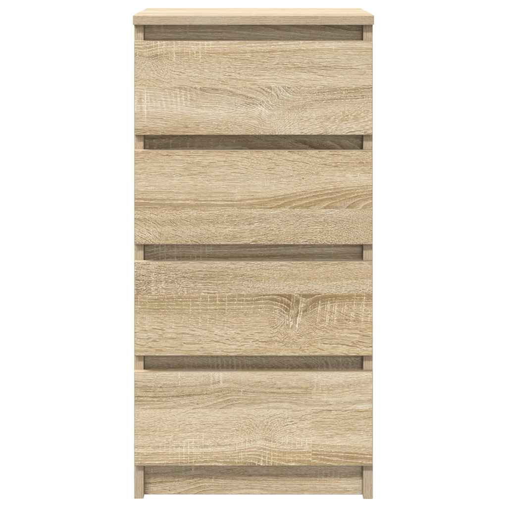 vidaXL Sideboard Sonoma Oak 37.5x35x76 cm Engineered Wood