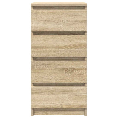 vidaXL Sideboard Sonoma Oak 37.5x35x76 cm Engineered Wood