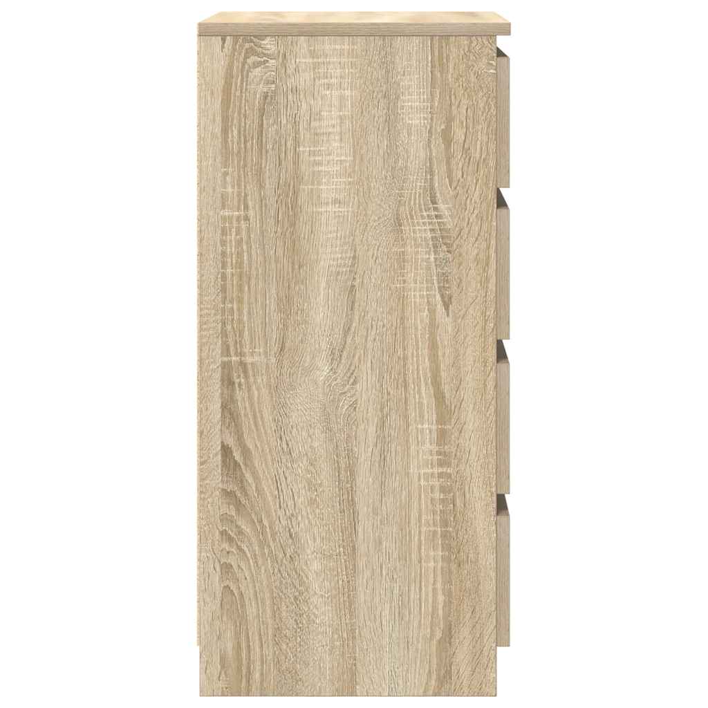 vidaXL Sideboard Sonoma Oak 37.5x35x76 cm Engineered Wood