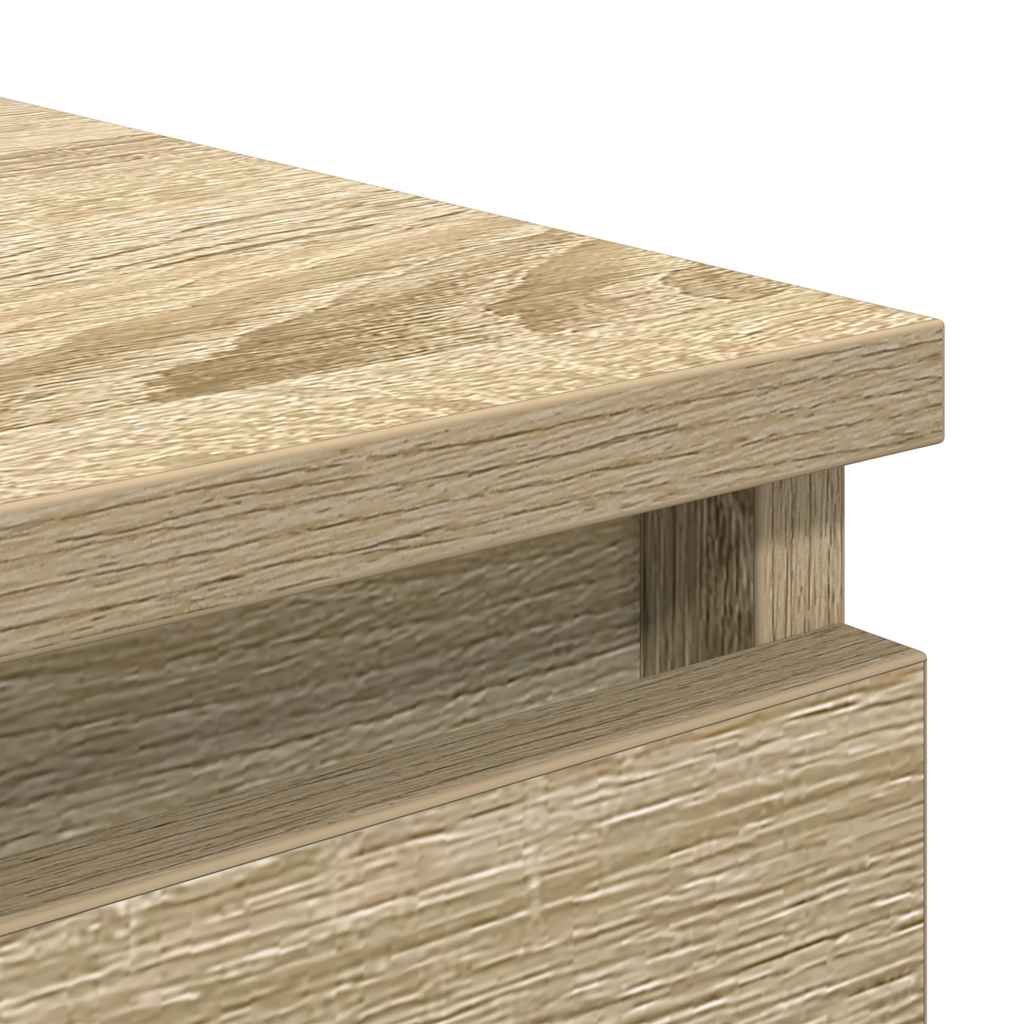 vidaXL Sideboard Sonoma Oak 37.5x35x76 cm Engineered Wood