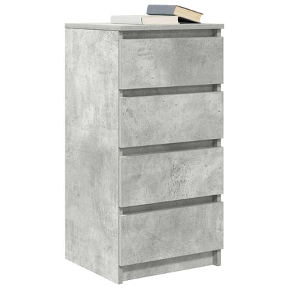 vidaXL Sideboard Concrete Grey 37.5x35x76 cm Engineered Wood