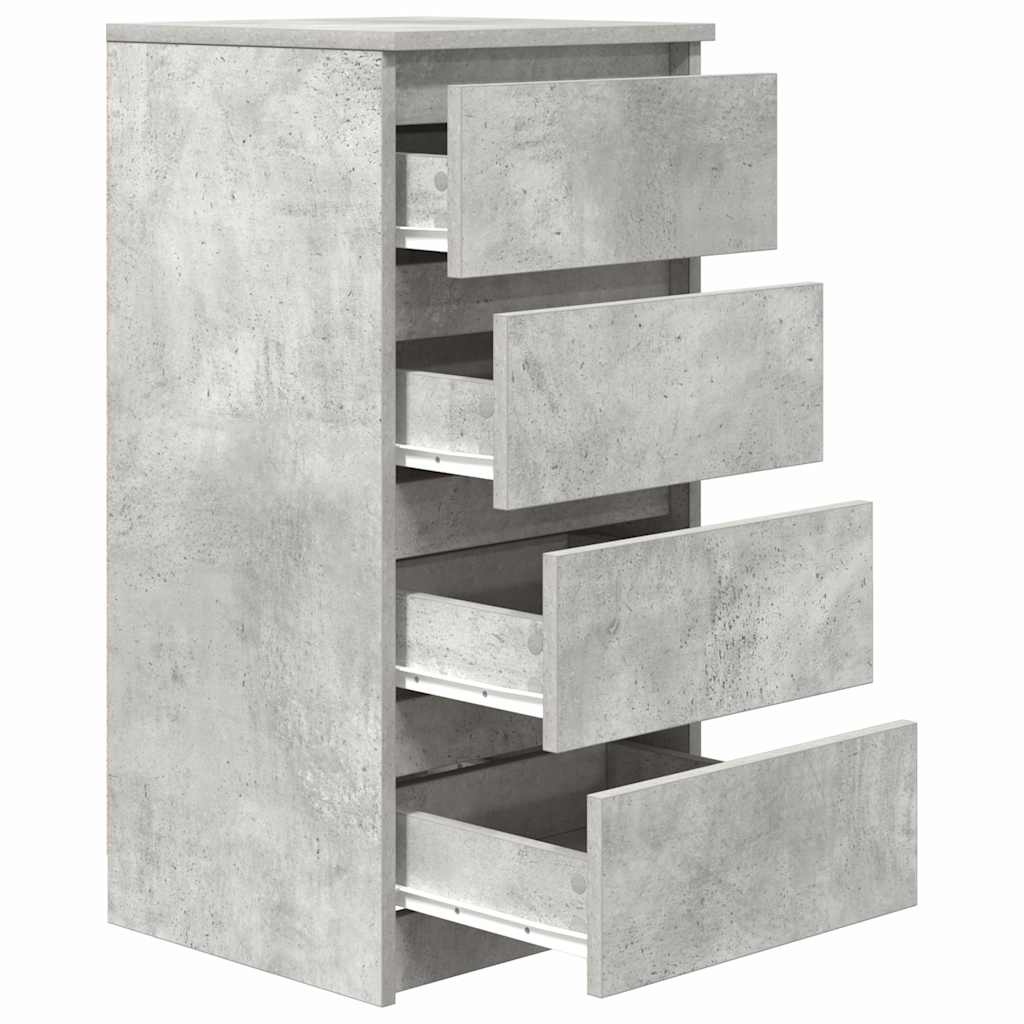 vidaXL Sideboard Concrete Grey 37.5x35x76 cm Engineered Wood