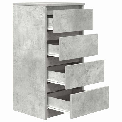 vidaXL Sideboard Concrete Grey 37.5x35x76 cm Engineered Wood
