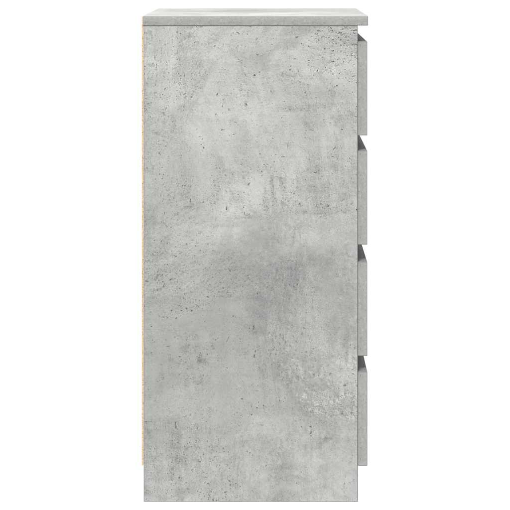 vidaXL Sideboard Concrete Grey 37.5x35x76 cm Engineered Wood