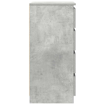 vidaXL Sideboard Concrete Grey 37.5x35x76 cm Engineered Wood