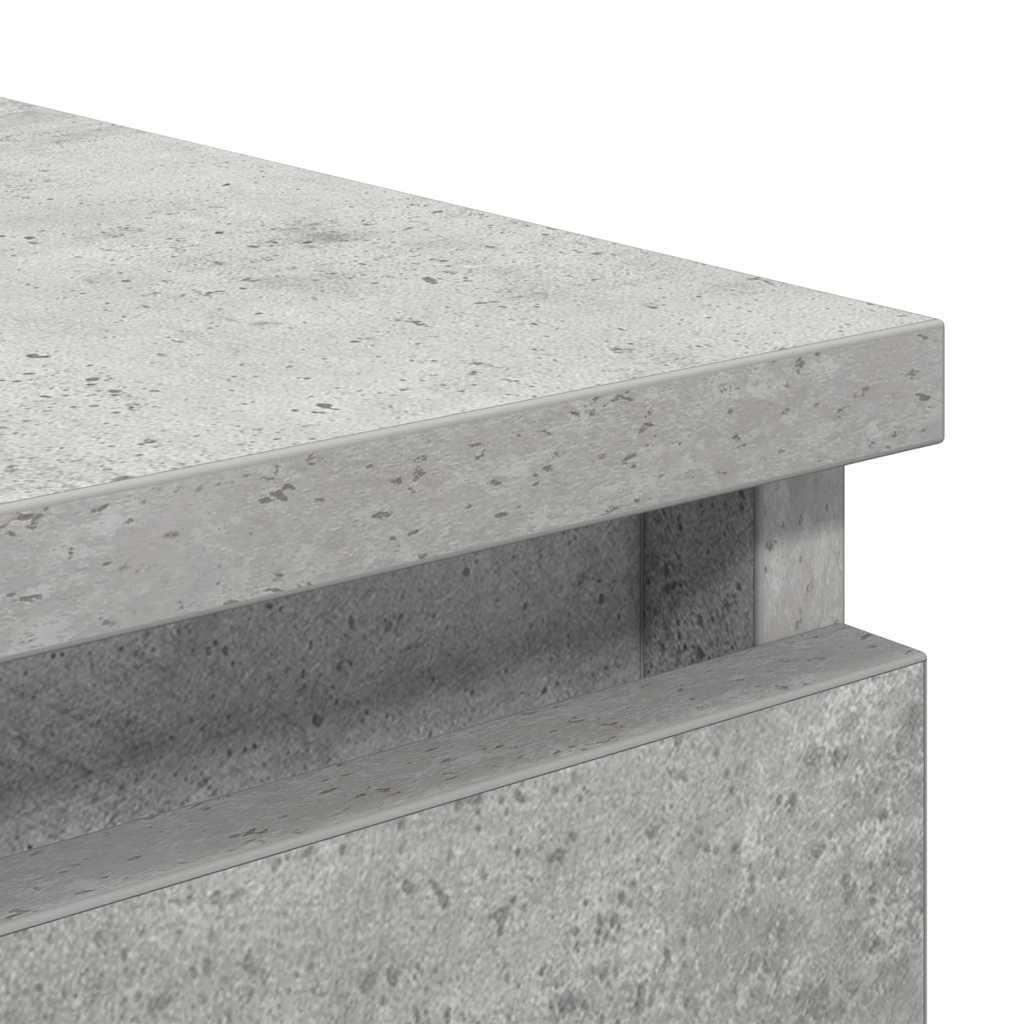 vidaXL Sideboard Concrete Grey 37.5x35x76 cm Engineered Wood