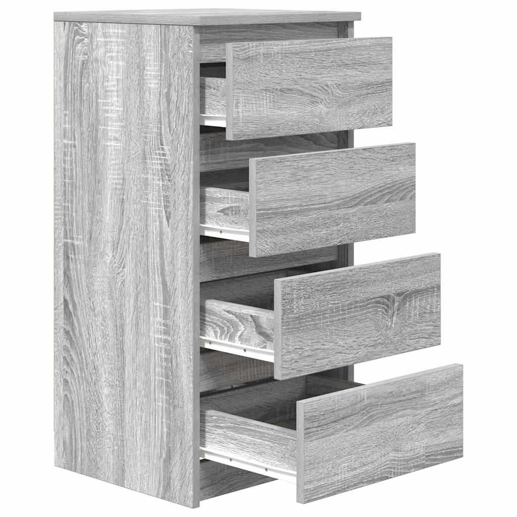 vidaXL Sideboard Grey Sonoma 37.5x35x76 cm Engineered Wood