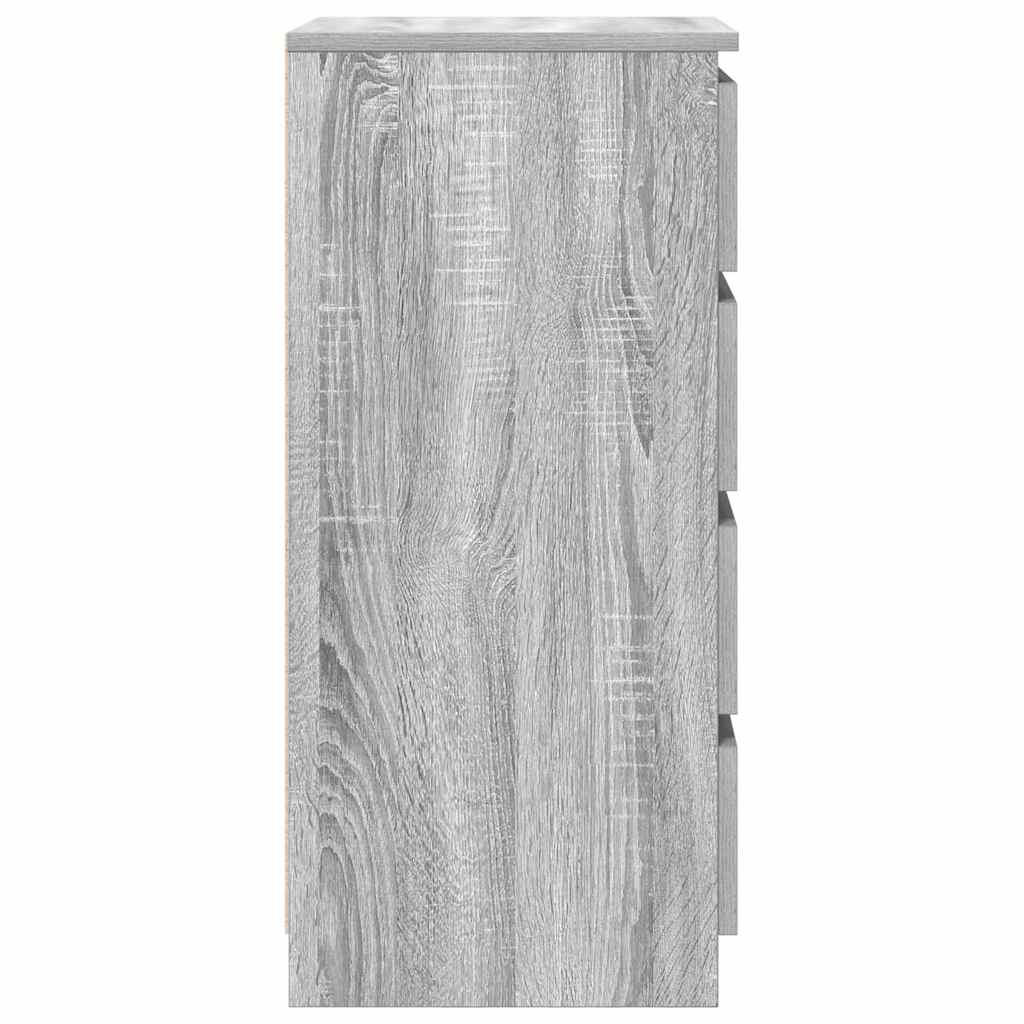 vidaXL Sideboard Grey Sonoma 37.5x35x76 cm Engineered Wood