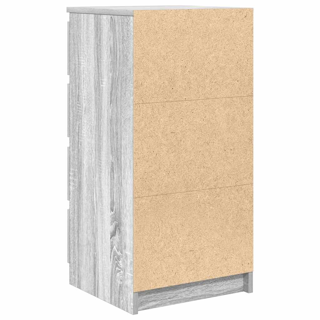 vidaXL Sideboard Grey Sonoma 37.5x35x76 cm Engineered Wood
