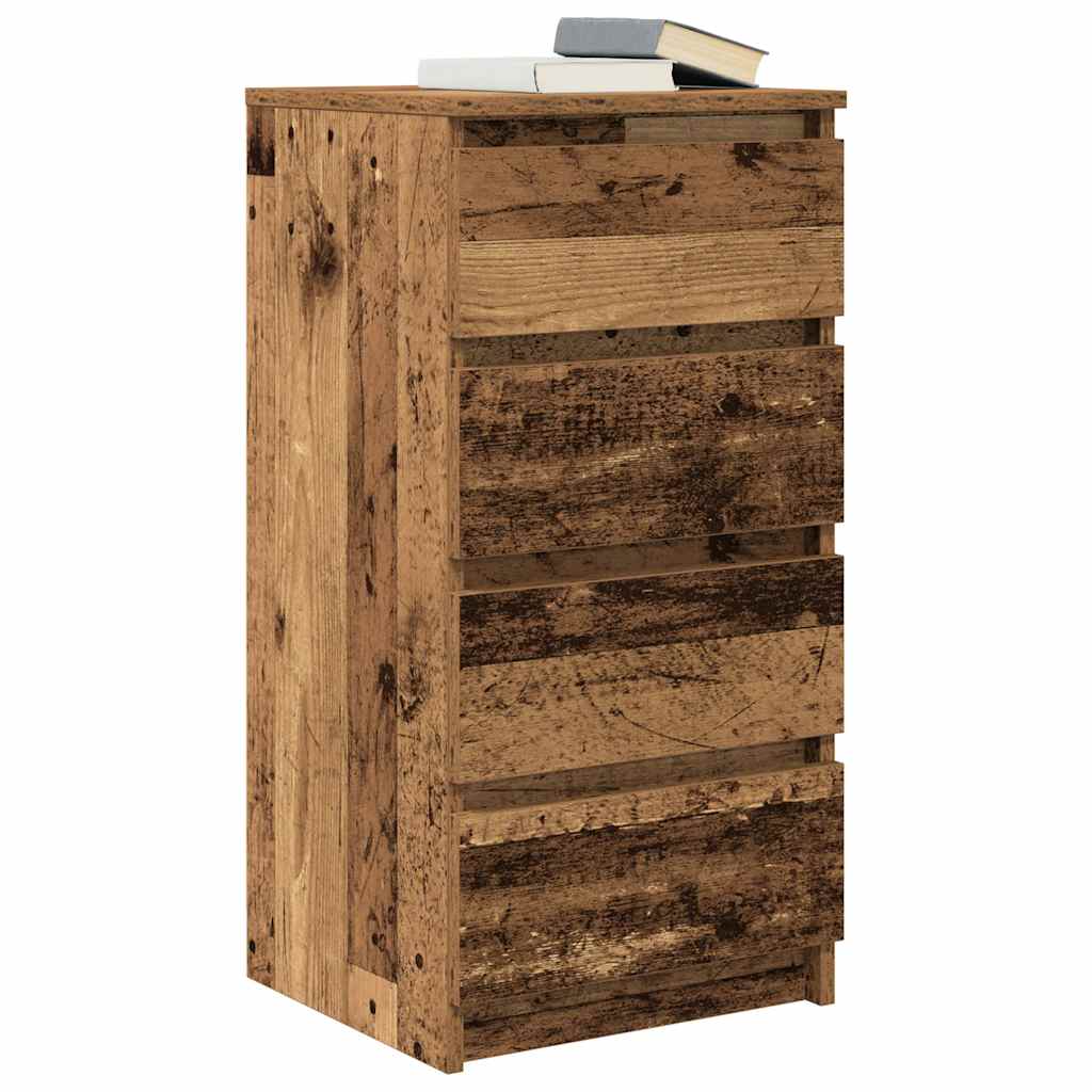 vidaXL Sideboard Old Wood 37.5x35x76 cm Engineered Wood