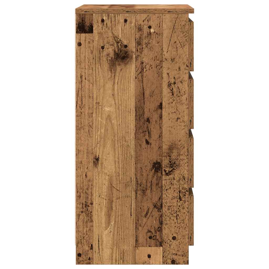 vidaXL Sideboard Old Wood 37.5x35x76 cm Engineered Wood
