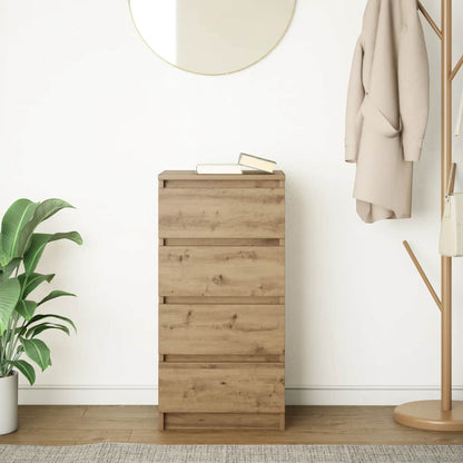 vidaXL Sideboard Artisan Oak 37.5x35x76 cm Engineered Wood
