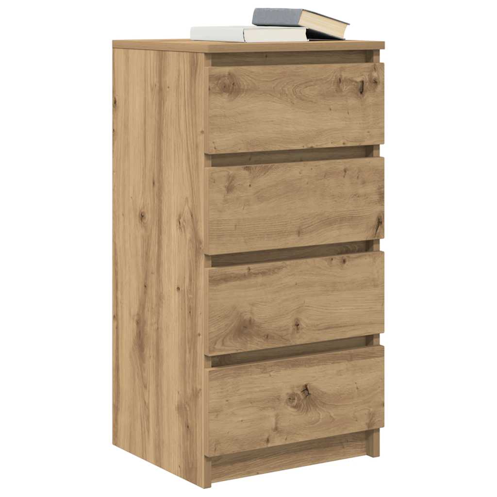vidaXL Sideboard Artisan Oak 37.5x35x76 cm Engineered Wood