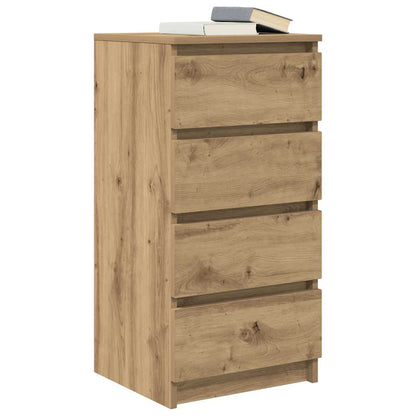vidaXL Sideboard Artisan Oak 37.5x35x76 cm Engineered Wood