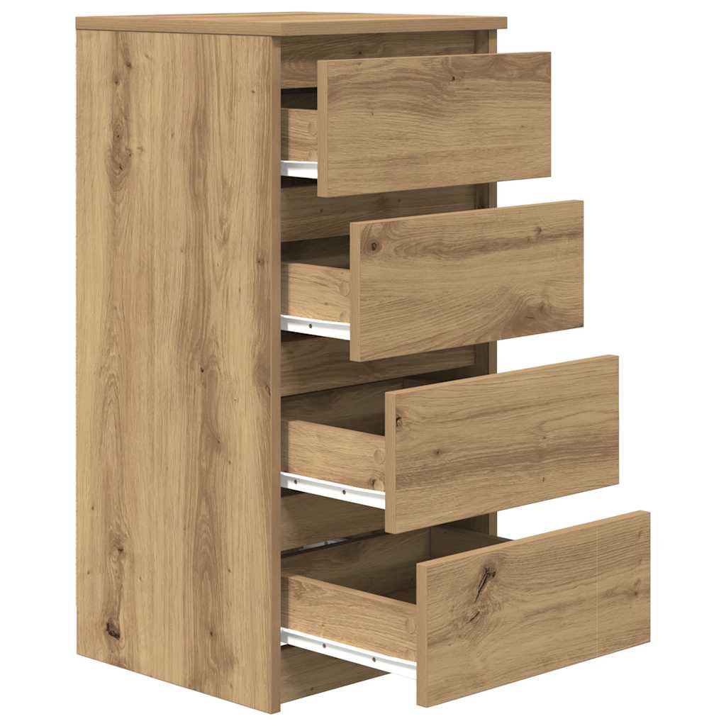 vidaXL Sideboard Artisan Oak 37.5x35x76 cm Engineered Wood