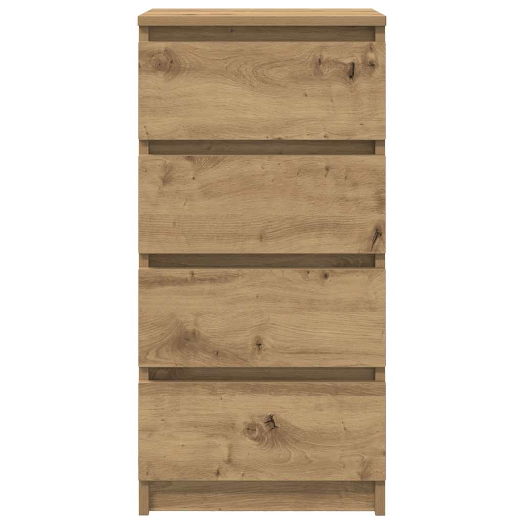 vidaXL Sideboard Artisan Oak 37.5x35x76 cm Engineered Wood
