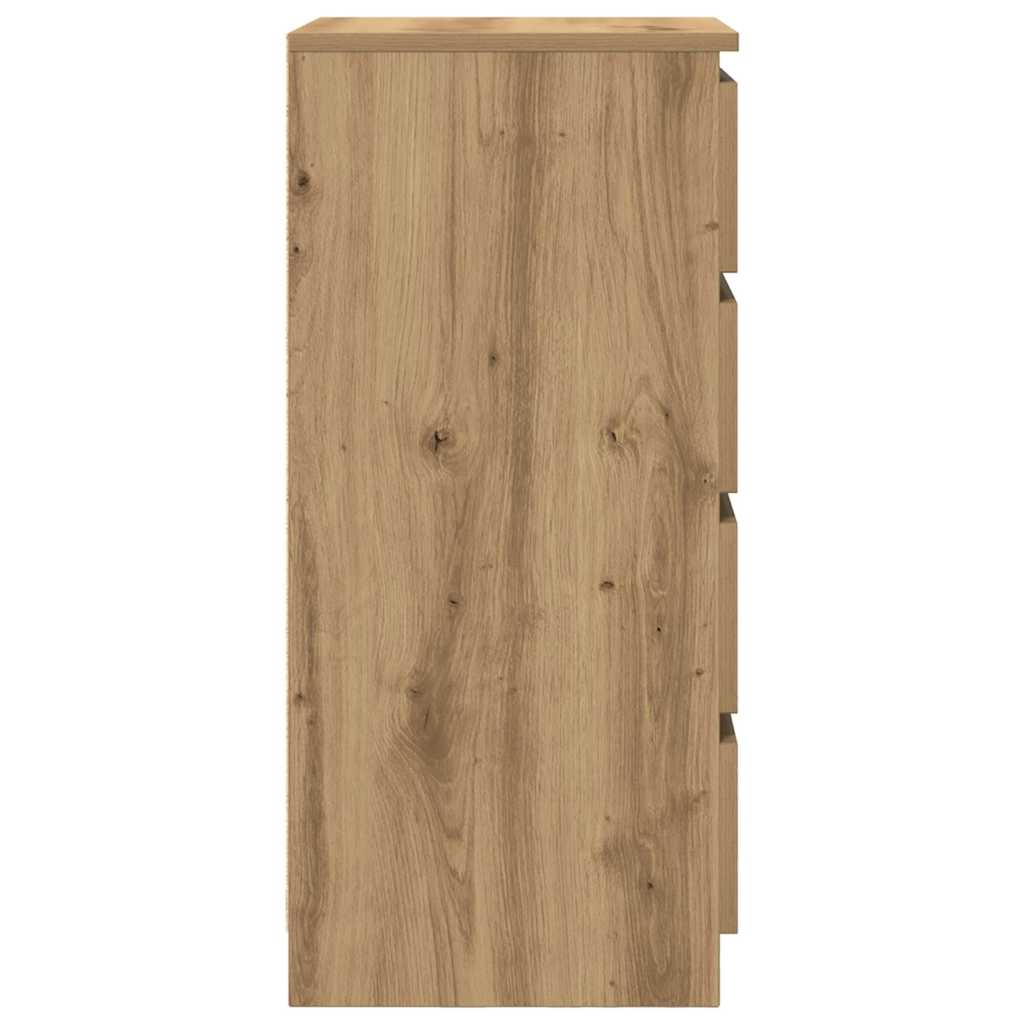 vidaXL Sideboard Artisan Oak 37.5x35x76 cm Engineered Wood