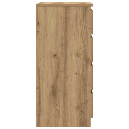 vidaXL Sideboard Artisan Oak 37.5x35x76 cm Engineered Wood
