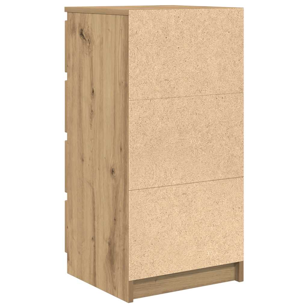 vidaXL Sideboard Artisan Oak 37.5x35x76 cm Engineered Wood