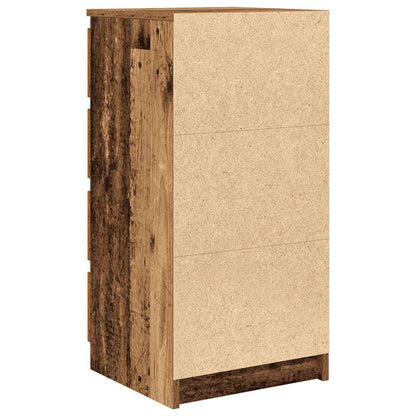 vidaXL Sideboard with Drawers Old Wood 37.5x35x99 cm Engineered Wood