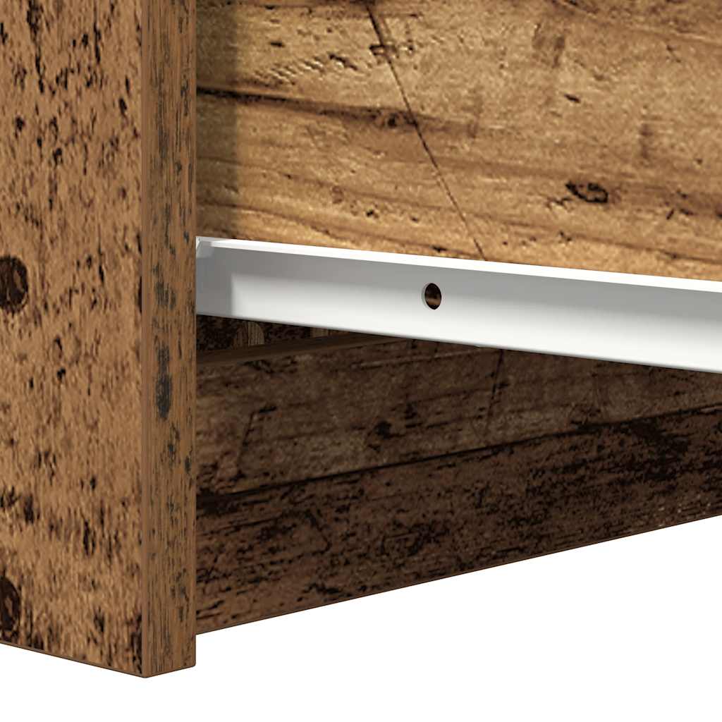 vidaXL Sideboard with Drawers Old Wood 37.5x35x99 cm Engineered Wood