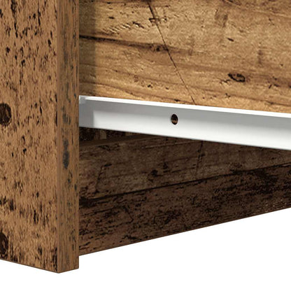 vidaXL Sideboard with Drawers Old Wood 37.5x35x99 cm Engineered Wood