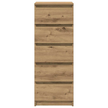 vidaXL Sideboard with Drawers Artisan Oak 37.5x35x99 cm Engineered Wood