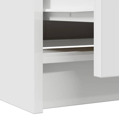 vidaXL TV Cabinet White 40x35x54 cm Engineered Wood