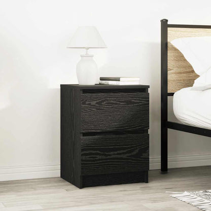 vidaXL TV Cabinet Black 40x35x54 cm Engineered Wood