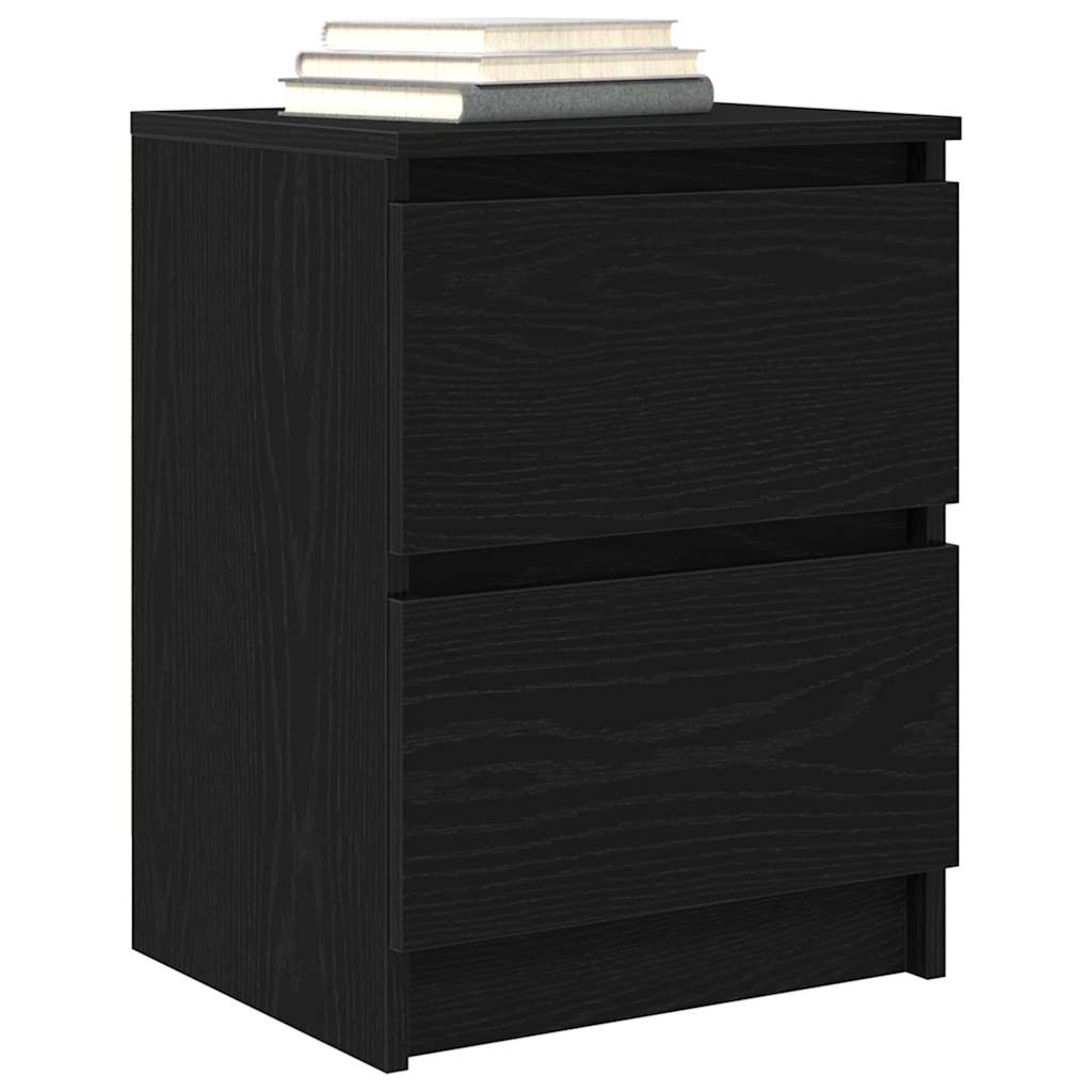 vidaXL TV Cabinet Black 40x35x54 cm Engineered Wood