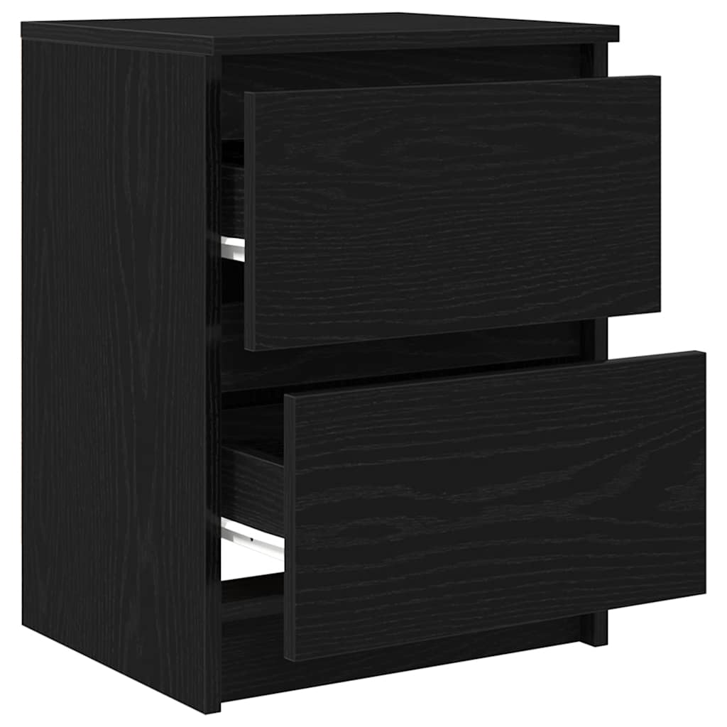 vidaXL TV Cabinet Black 40x35x54 cm Engineered Wood