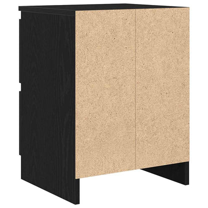 vidaXL TV Cabinet Black 40x35x54 cm Engineered Wood