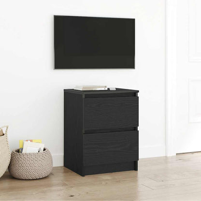 vidaXL TV Cabinet Black 40x35x54 cm Engineered Wood