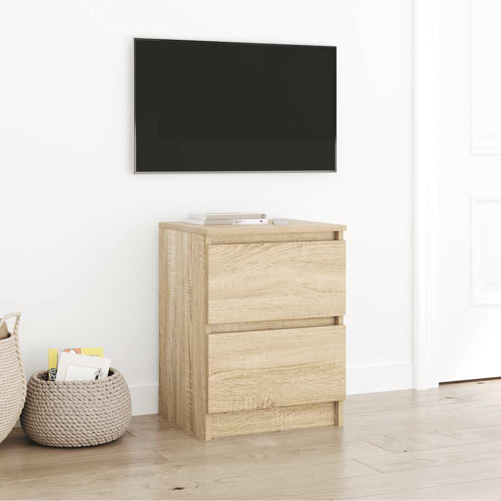 vidaXL TV Cabinet Sonoma Oak 40x35x54 cm Engineered Wood