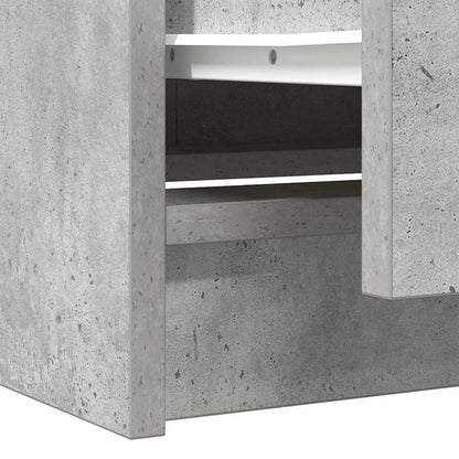 vidaXL TV Cabinet Concrete Grey 40x35x54 cm Engineered Wood
