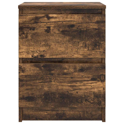 vidaXL TV Cabinet Smoked Oak 40x35x54 cm Engineered Wood