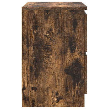 vidaXL TV Cabinet Smoked Oak 40x35x54 cm Engineered Wood