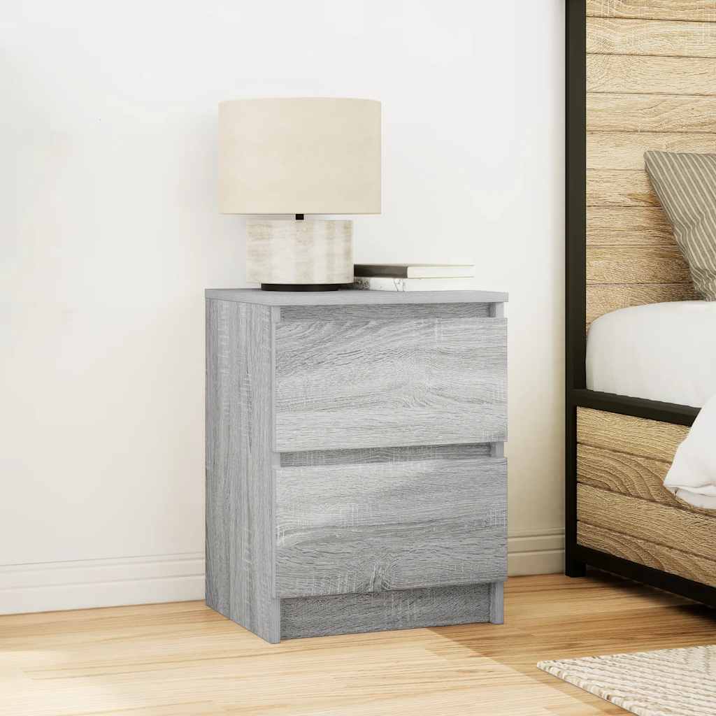 vidaXL TV Cabinet Grey Sonoma 40x35x54 cm Engineered Wood