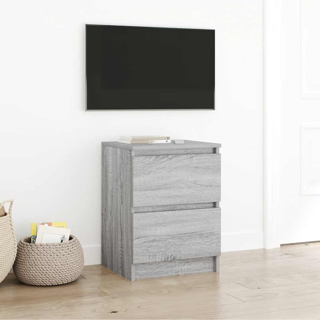 vidaXL TV Cabinet Grey Sonoma 40x35x54 cm Engineered Wood