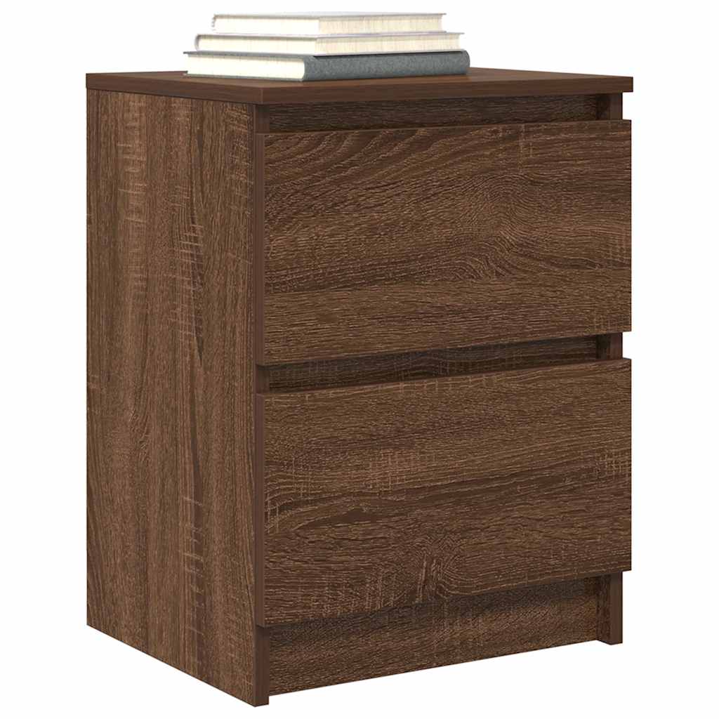 vidaXL TV Cabinet Brown Oak 40x35x54 cm Engineered Wood
