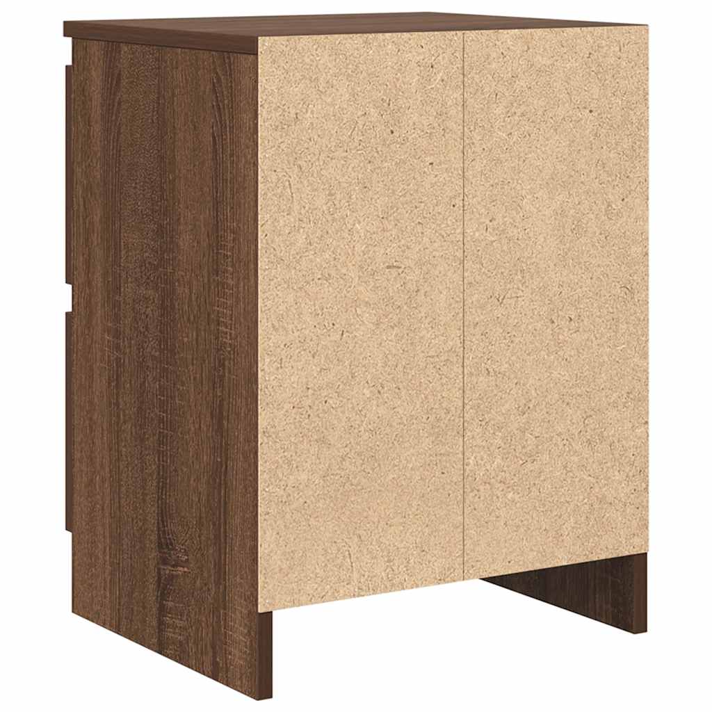 vidaXL TV Cabinet Brown Oak 40x35x54 cm Engineered Wood