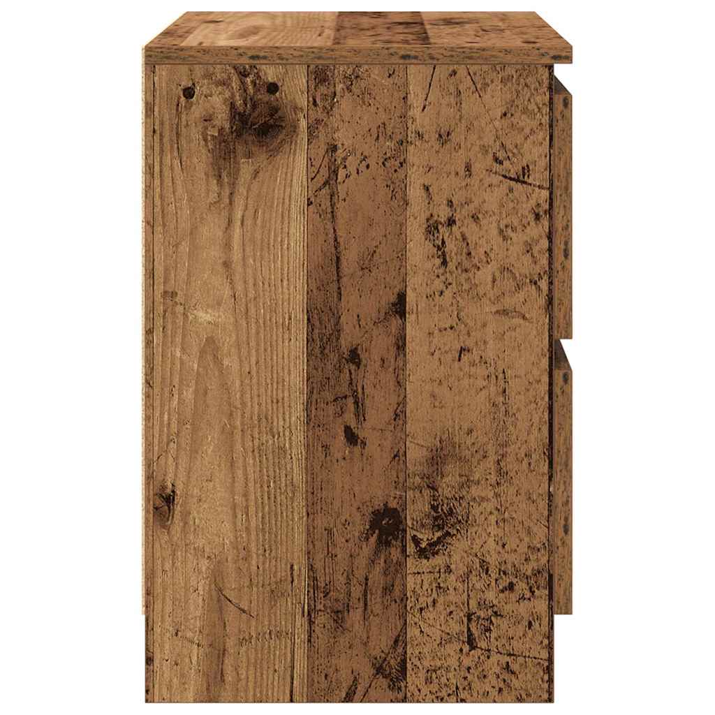 vidaXL TV Cabinet Old Wood 40x35x54 cm Engineered Wood
