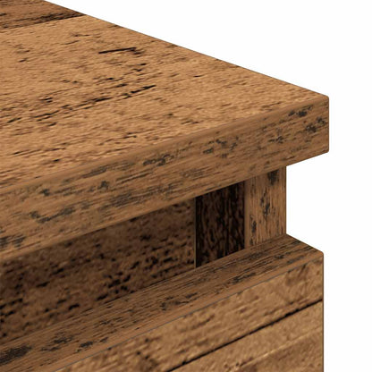 vidaXL TV Cabinet Old Wood 40x35x54 cm Engineered Wood