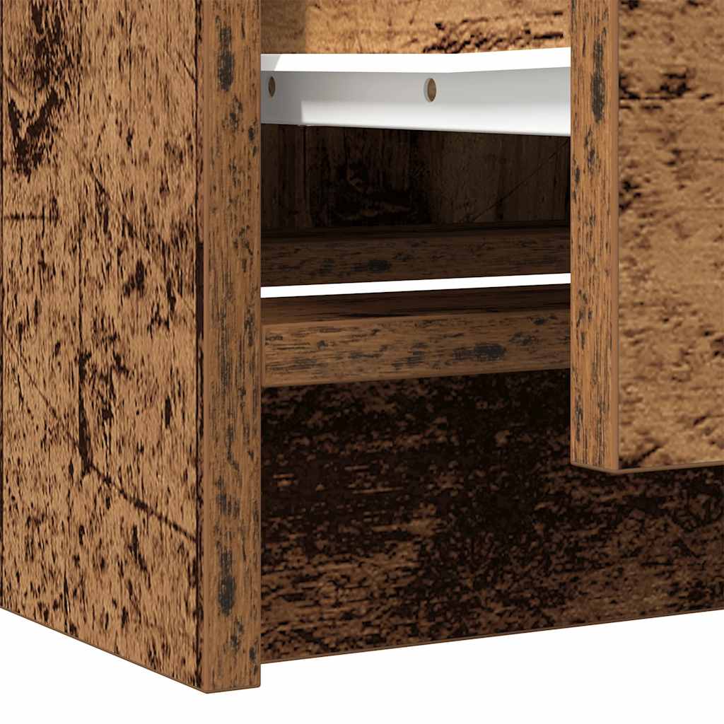 vidaXL TV Cabinet Old Wood 40x35x54 cm Engineered Wood
